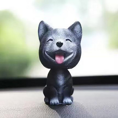 Ukras za automobil 9 cm Pas koji trese glavom Dekor nadzorne ploče automobila Klimajuće Psić Igračke Husky Teddy Pomeranian Kućna soba Auto dodaci