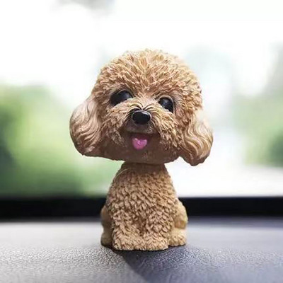Ukras za automobil 9 cm Pas koji trese glavom Dekor nadzorne ploče automobila Klimajuće Psić Igračke Husky Teddy Pomeranian Kućna soba Auto dodaci