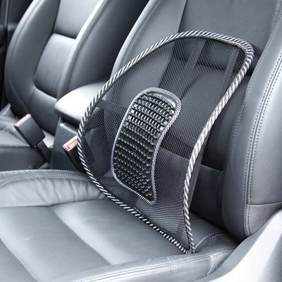 Universaalne auto seljatoe tugitooli massaaž nimmetugi vööpadi võrgust ventileeritav polsterdus autokontori avalehele