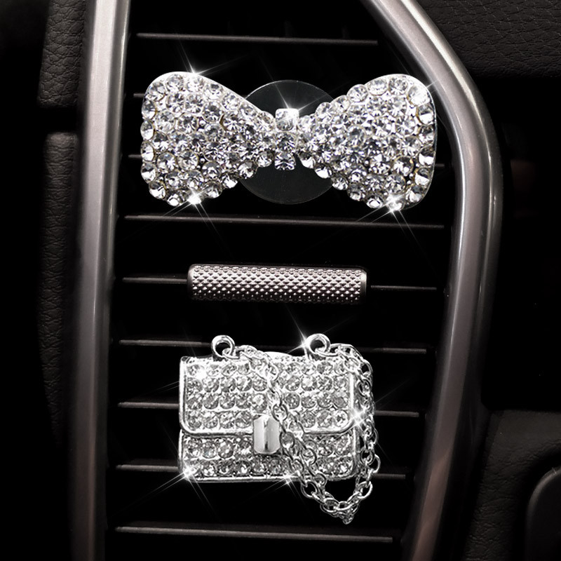Autós légfrissítő Auto Outlet parfüm Clip Bling autós kiegészítők lányok pénztárca magas sarkú autó illat diffúzor Elegáns autó dekoráció