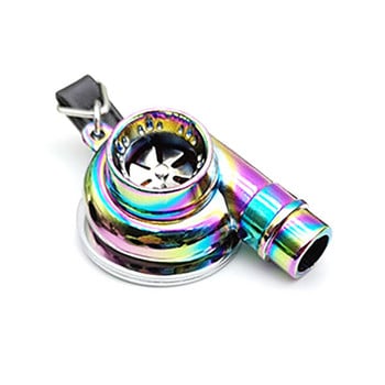 Real Whistle Sound Turbo Keychain Sleeve Bearing Spinning Auto Part Turbine Turbocharger Ключодържател Пръстен