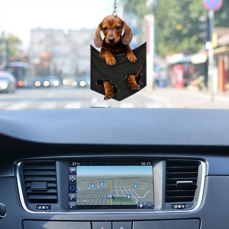 2D šuns pakabinamas ornamentas mielas juokingas animacinis pakabukas raktų pakabukas gyvūnas pakabukas automobilio galinio vaizdo veidrodis kuprinės priedai akrilas