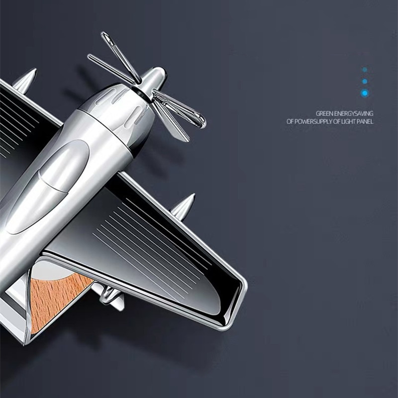 Difuzor de aromoterapie Gamă largă Ornament interior de lungă durată Model de avion cu energie solară Odorizant Accesorii auto