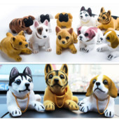 Auto Lutka Husky Beagle St Bernard ovčar Shake Head Pas Unutarnja dekoracija automobila Slatki kreativni poklon Ukras za stol