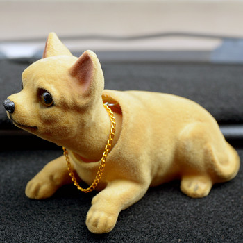 Κούκλα αυτοκινήτου Husky Beagle St Bernard Shepherd Shake Head Σκύλος Εσωτερική διακόσμηση αυτοκινήτου Χαριτωμένο δημιουργικό δώρο επιτραπέζιο στολίδι