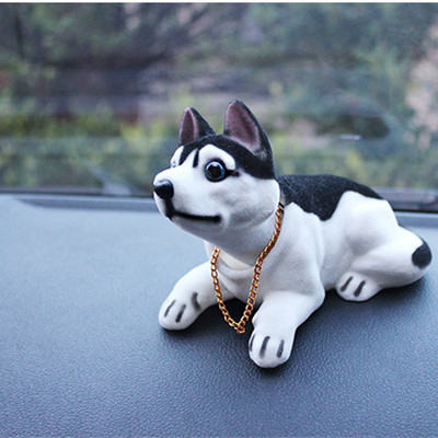 Auto Lutka Husky Beagle St Bernard ovčar Shake Head Pas Unutarnja dekoracija automobila Slatki kreativni poklon Ukras za stol