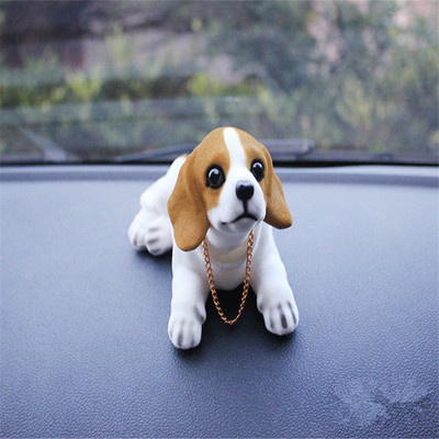 Auto Lutka Husky Beagle St Bernard ovčar Shake Head Pas Unutarnja dekoracija automobila Slatki kreativni poklon Ukras za stol