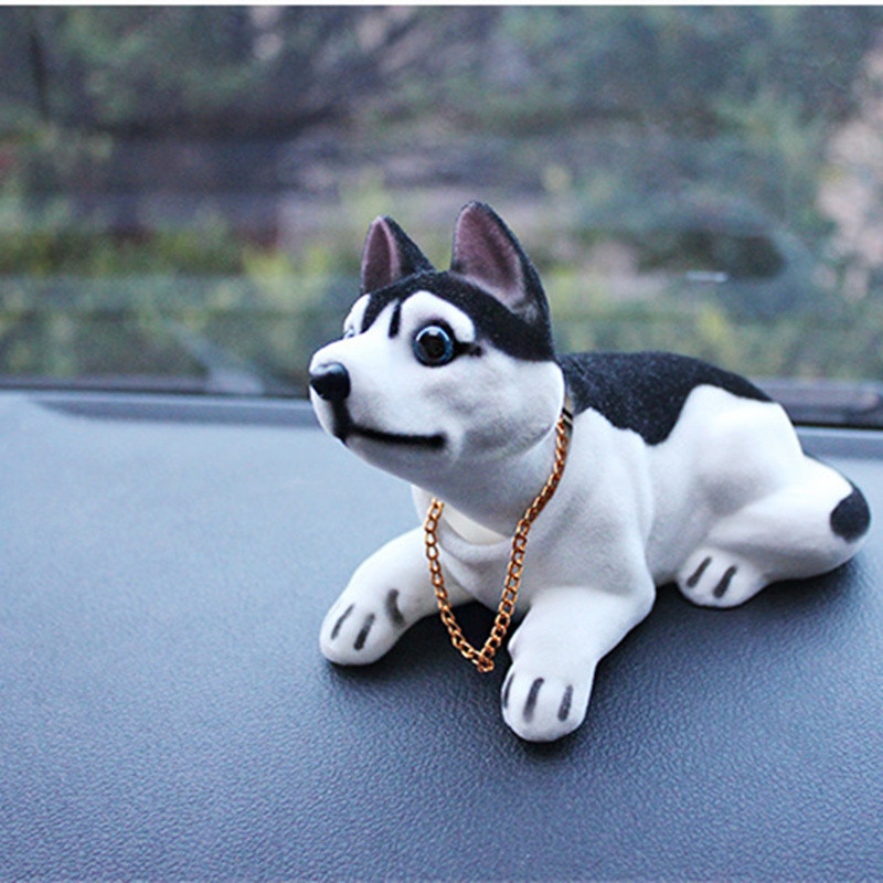 Auto Lutka Husky Beagle St Bernard ovčar Shake Head Pas Unutarnja dekoracija automobila Slatki kreativni poklon Ukras za stol