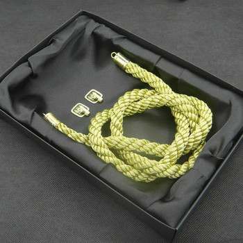 δωρεάν αποστολή Vip Charm Junction Produce JDM Fusa Black Kiku JP Knot Silver Kin Tsuna Rope