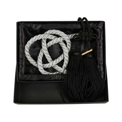besplatna dostava Vip Charm Junction Produce JDM Fusa Black Kiku JP Knot Silver Kin Tsuna Rope