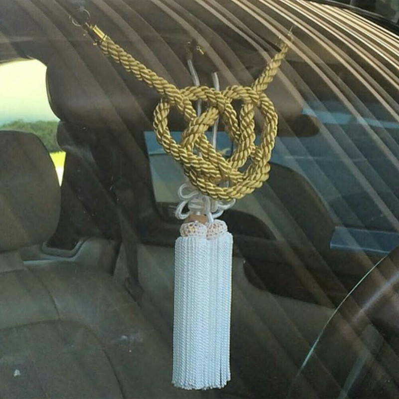 besplatna dostava Vip Charm Junction Produce JDM Fusa Black Kiku JP Knot Silver Kin Tsuna Rope