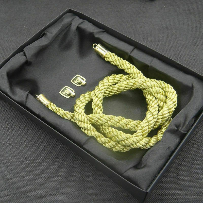 besplatna dostava Vip Charm Junction Produce JDM Fusa Black Kiku JP Knot Silver Kin Tsuna Rope