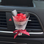 3D csokor autódíszítés belső szellőző kapocs Auto Parfüm autós aromadiffúzor ízesítés az autóban kiegészítők lányoknak női ajándékok