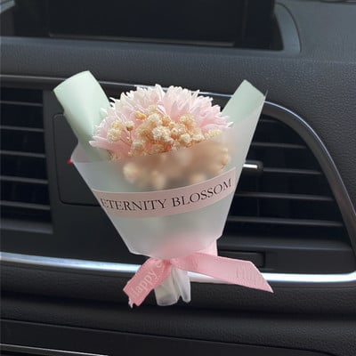 3D csokor autódíszítés belső szellőző kapocs Auto Parfüm autós aromadiffúzor ízesítés az autóban kiegészítők lányoknak női ajándékok