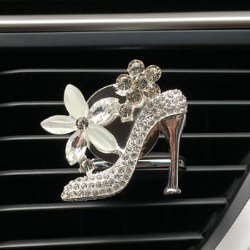 Bling Car Accessories Girls Purse Ψηλοτάκουνο αποσμητικό αυτοκινήτου Auto Outlet Κλιπ αρώματος Car Scent Diffuser Κομψή διακόσμηση αυτοκινήτου