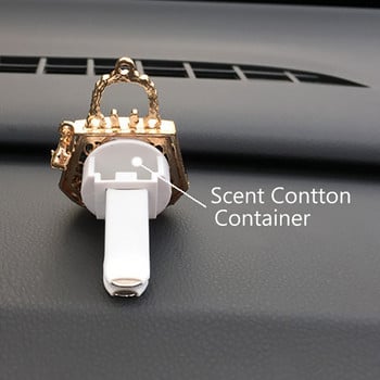 Bling Car Accessories Girls Purse Ψηλοτάκουνο αποσμητικό αυτοκινήτου Auto Outlet Κλιπ αρώματος Car Scent Diffuser Κομψή διακόσμηση αυτοκινήτου