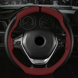 „Pasidaryk pats“ automobilio vairo dangtis Dirbtinės odos pynė ant vairo su adata ir sriegiais vidaus priedais