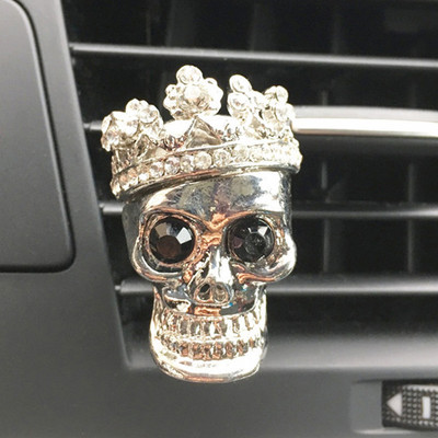 Cool Skull Dekoracija automobila Aroma u automobilu Difuzor arome Ventilacijski otvor Parfemske kopče Mirisi za automobile Miris Mirisi Dodaci za automobile Auto