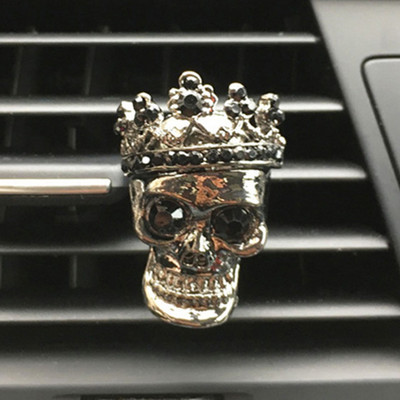 Cool Skull Dekoracija automobila Aroma u automobilu Difuzor arome Ventilacijski otvor Parfemske kopče Mirisi za automobile Miris Mirisi Dodaci za automobile Auto