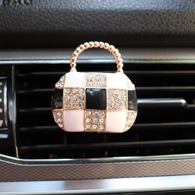 Νέο πορτοφόλι ντεκόρ αυτοκινήτου αποσμητικό αέρα 2021 In Auto Outlet Κλιπ αρώματος Αυτοκινήτου Διαχύτης αρωμάτων αυτοκινήτου Bling Εσωτερικά αξεσουάρ αυτοκινήτου για κορίτσια