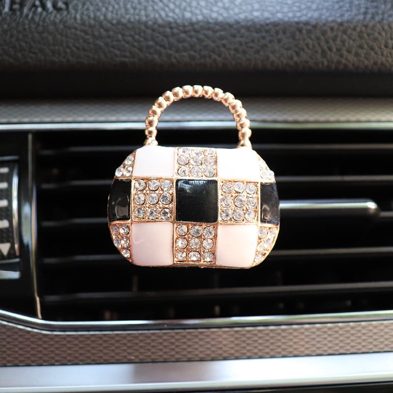 Νέο πορτοφόλι ντεκόρ αυτοκινήτου αποσμητικό αέρα 2021 In Auto Outlet Κλιπ αρώματος Αυτοκινήτου Διαχύτης αρωμάτων αυτοκινήτου Bling Εσωτερικά αξεσουάρ αυτοκινήτου για κορίτσια