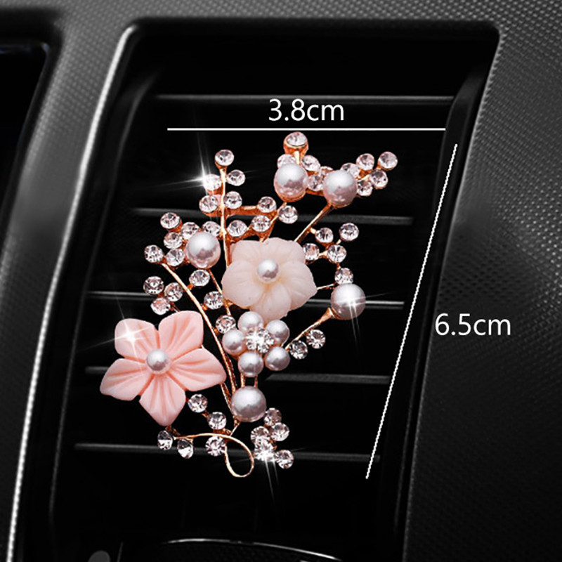 Elegantni buket Osvježivač zraka za automobil Auto Outlet Clip Difuzor mirisa za automobil Dekoracija interijera automobila Kristalni dodaci za automobil Pokloni za djevojčice