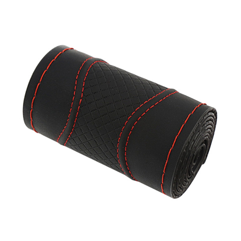 DIY auto roolikatted 38 cm hingavast kiust nahast punutis rooliratta katte sisetarvikud