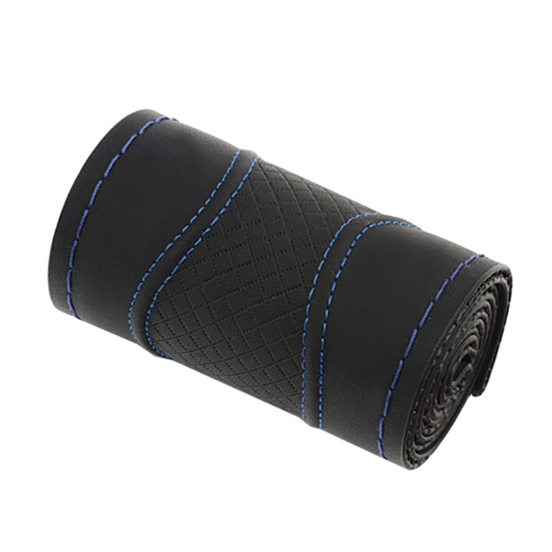 DIY auto roolikatted 38 cm hingavast kiust nahast punutis rooliratta katte sisetarvikud