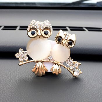 Owls Decor In Car Αποσμητικό αέρα Auto Outlet Άρωμα Κλιπ εξαερισμού Αρωματικό Άρωμα Αυτοκινήτου Diffuser Bling Car Accessories Auto