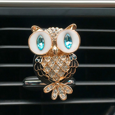 Diamond Owl Osvježivač zraka za automobil Auto Outlet Stezaljka za parfeme Ukrasi Difuzor arome automobila Bling Dodaci za automobil Uređenje interijera Pokloni