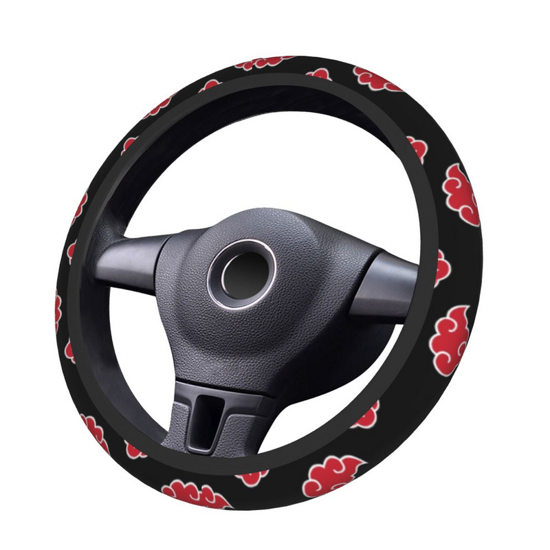 38 cm-es Akatsuki Neji Konoha autó kormánykerék borítás piros felhő Uchiha Itachi Sasuke univerzális kormánykerék védő