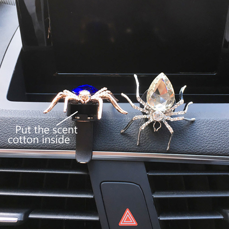 Kreatív autós kiegészítők lányoknak Autós légfrissítő autódíszekben Spider Air Szellőző Clip Illat Autóillat Diffúzor Ajándékok