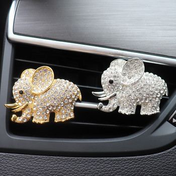 Diamond Elephant Car Αξεσουάρ Εσωτερικού Αυτοκινήτου Διακόσμηση Αυτοκινήτου Άρωμα Εξαερισμού Κλιπ Αυτοκινήτου Άρωμα Κλιπ Αποσμητικό χώρου σε Διακοσμητικά Αυτοκινήτου