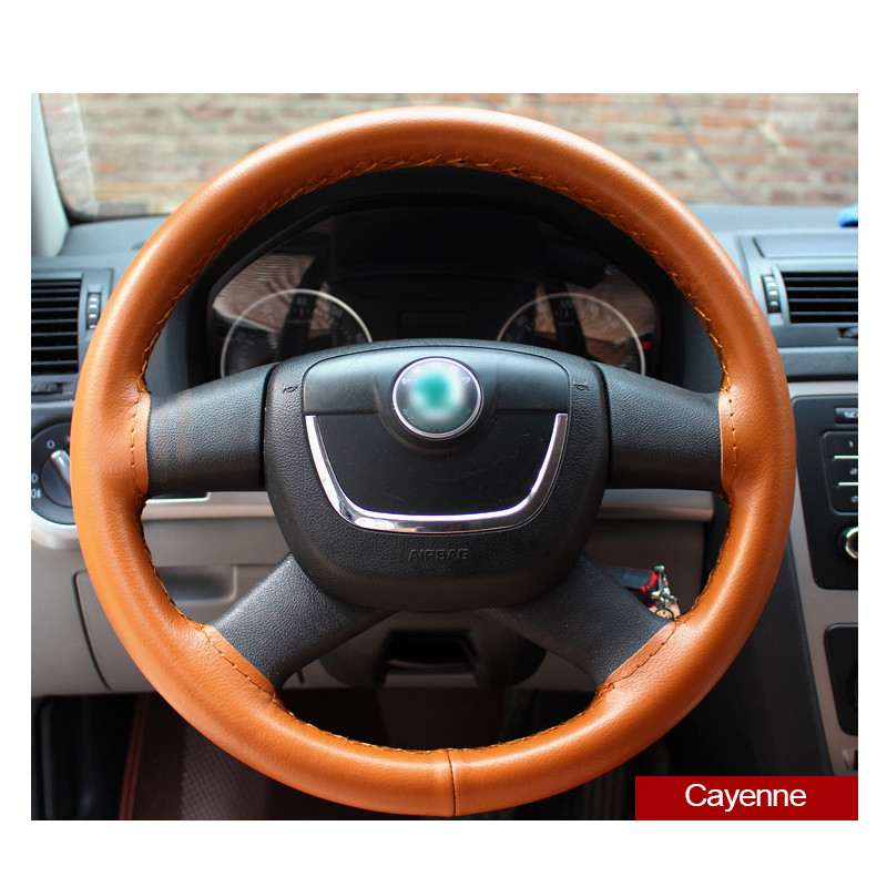 WCaRFun Braid rooliratta kate Autode põimimiskatted roolirattal autode sisustustarvikute jaoks