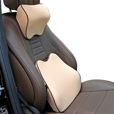 Memóriahabos autós háttámla Masszázs deréktámasztó párna Ergonomikus deréktámla párna Auto Seat irodai székhez