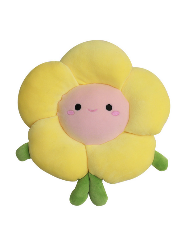 Set de perne lombare pentru tetieră pentru mașină cu desene animate, drăguț, suport pentru gât, floare de soare, pernă de pluș pentru scaun, husă de talie pentru fete, accesorii