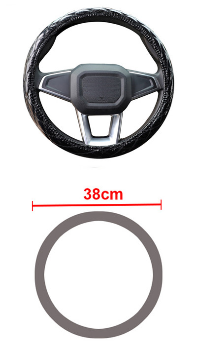 Funda Volante autó kormánykerék burkolata 36 38 40 42 45 47 50 CM Stuurhoes fonathoz a kormányon Volant 