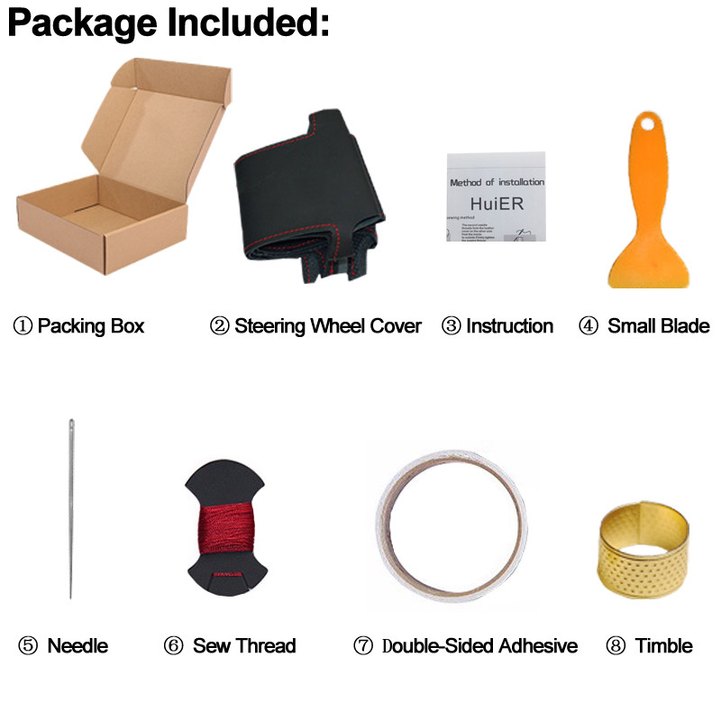 Capacul volanului mașinii pentru cusut manual Volant pentru Nissan Pathfinder III 2004-2013 2014 Frontier Xterra împletitură pe volan