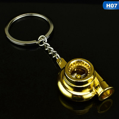 Αυτοκίνητο Auto Turbo στυλ Μπρελόκ Μεταλλικό Στροβιλοσυμπιεστή Στροβιλοσυμπιεστής Μοντέλο Δαχτυλίδι μπρελόκ Διακόσμηση Keyright