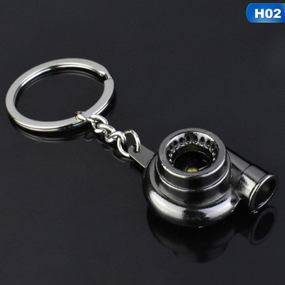 Αυτοκίνητο Auto Turbo στυλ Μπρελόκ Μεταλλικό Στροβιλοσυμπιεστή Στροβιλοσυμπιεστής Μοντέλο Δαχτυλίδι μπρελόκ Διακόσμηση Keyright