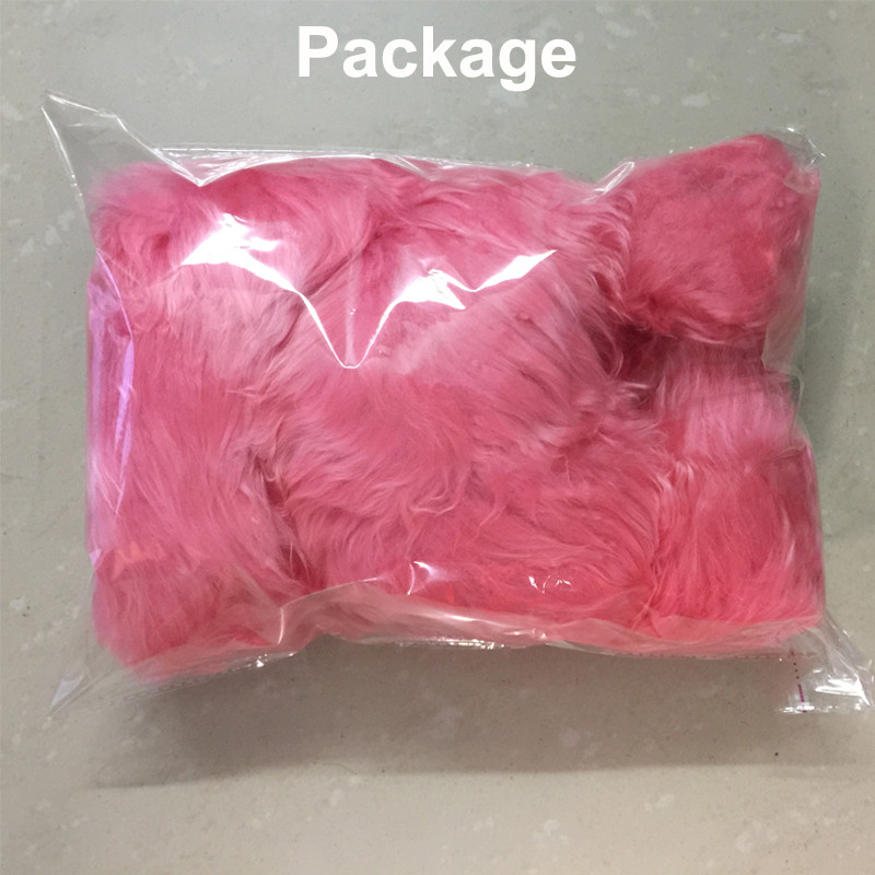 HuiER 3vnt./komplektas Žieminis automobilio vairo dangtelis 7 spalvų ilgas australiškos vilnos šildomas kailis vairo dangtis