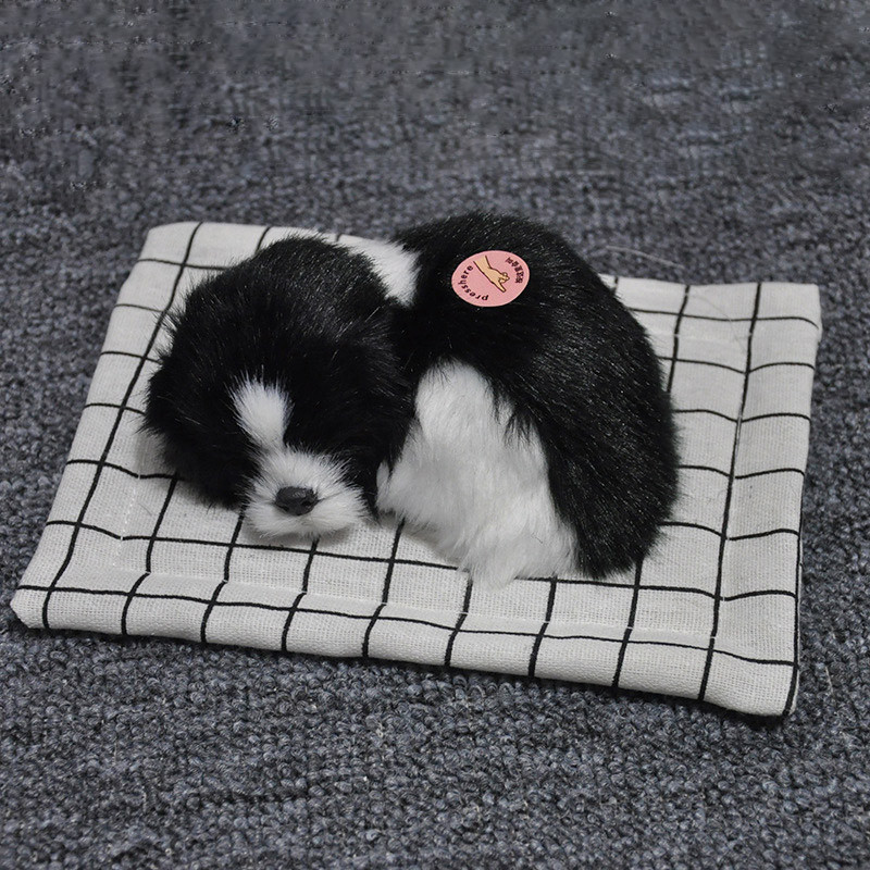 Ukrasi za automobile Slatko štene Instrumentalna ploča automobila Igračke Auto lutka Plišana simulacija Pas koji spava Auto Interijer Dodaci za uređenje doma Dodaci za opremanje