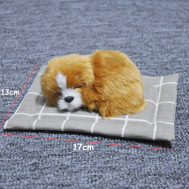 Ukrasi za automobile Slatko štene Instrumentalna ploča automobila Igračke Auto lutka Plišana simulacija Pas koji spava Auto Interijer Dodaci za uređenje doma Dodaci za opremanje