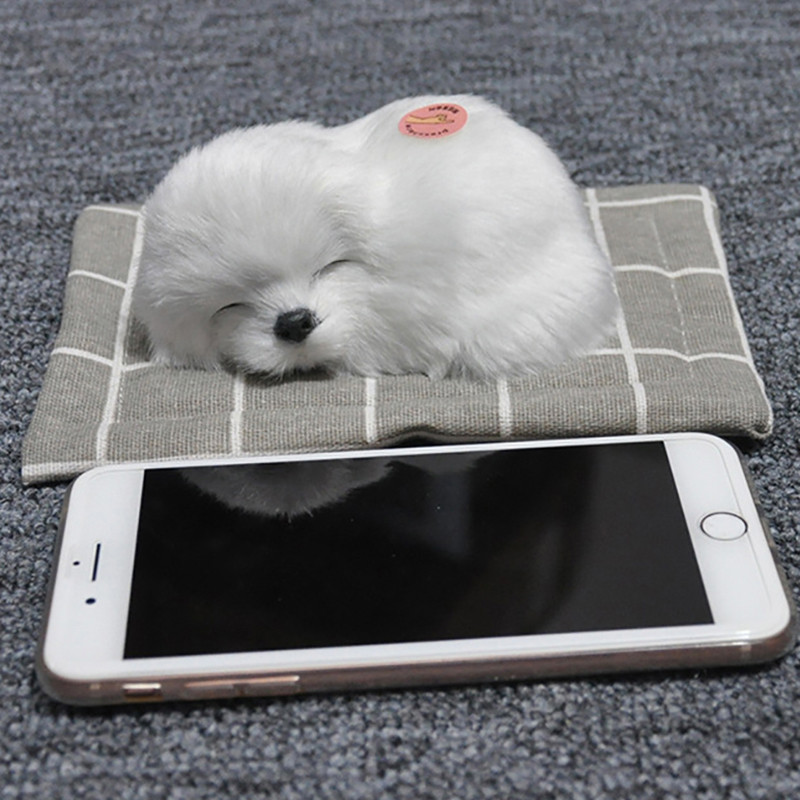 Ukrasi za automobile Slatko štene Instrumentalna ploča automobila Igračke Auto lutka Plišana simulacija Pas koji spava Auto Interijer Dodaci za uređenje doma Dodaci za opremanje