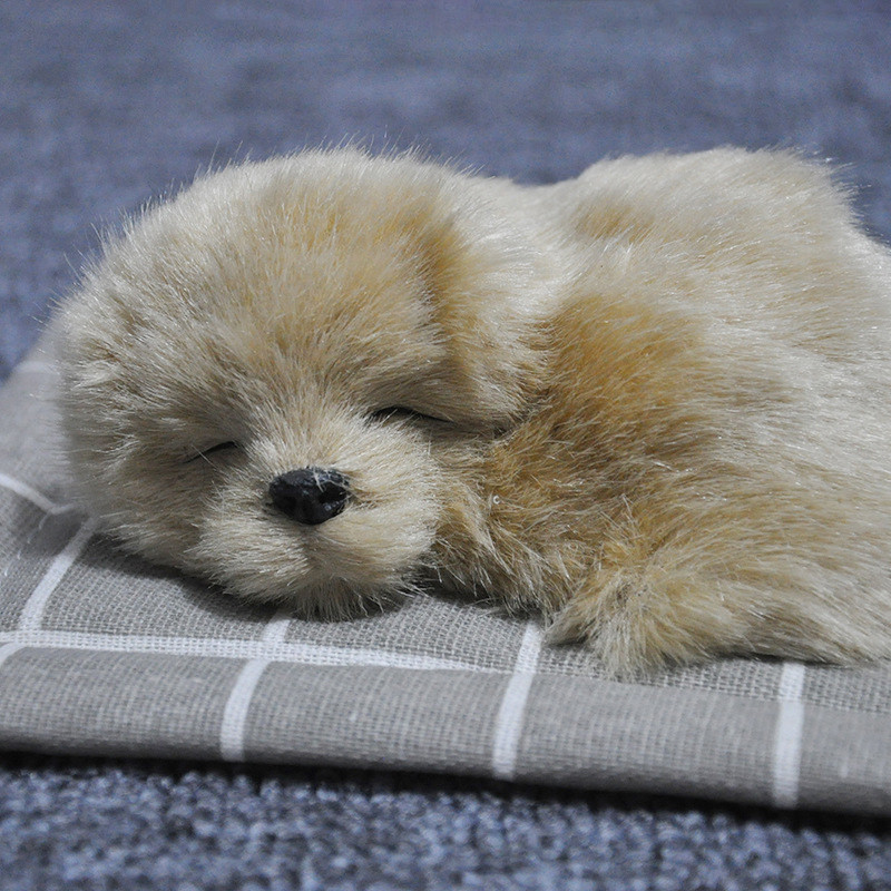 Ukrasi za automobile Slatko štene Instrumentalna ploča automobila Igračke Auto lutka Plišana simulacija Pas koji spava Auto Interijer Dodaci za uređenje doma Dodaci za opremanje