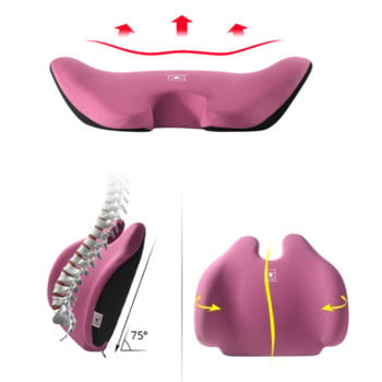 Автомобилна възглавница Лумбална опора Автомобилна талията Автоматична възглавница за опора на столче за кола Болка в кръста Възглавница Аксесоари за седалка