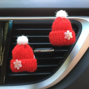 Αξεσουάρ αυτοκινήτου αποσμητικό αυτοκινήτου Χαριτωμένο καπέλο αεραγωγοί Κλιπ Χριστουγεννιάτικη διακόσμηση αυτοκινήτου Διαχύτης αυτοκινήτου Άρωμα μυρωδιά στο αυτοκίνητο Αρώματα
