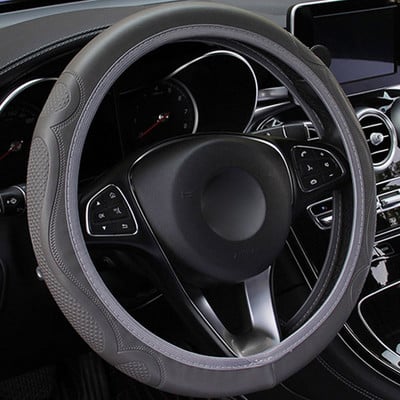 Navlaka za volan automobila Funda Volante Pletenica na volanu Volan Udobna Izdržljiva Za 37 38 CM Auto Bez unutarnjeg prstena