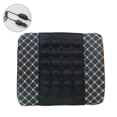 Automobilio elektrinė masažinė nugaros pagalvė, skirta automobilio sėdynės atramai Sveikatos priežiūra Juosmens pagalvėlė Automatinė nugaros pagalvė odinė Automatinė sėdynės nugaros atrama