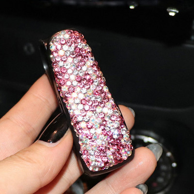 Autós napszemüvegtartók Jegykártya-rendező autóban napellenző szemüvegrögzítő, autós kártyacsipesz Bling Decor autós kiegészítő nők számára